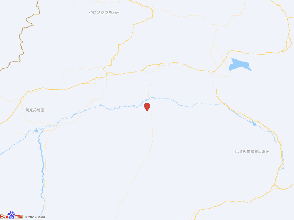 新疆巴音郭楞州尉犁县（北纬40.91度，东经84.17度）发生3.2级地震